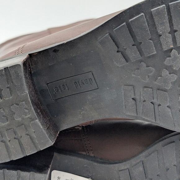 David Tate Superior Waterproof Knee High Boots Women's Brown Size US8.5W EU39 - Picture 10 of 16